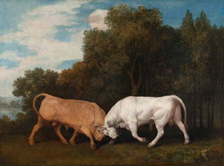 George Stubbs - Bulls Fighting.webp