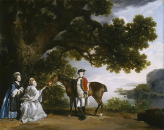 George Stubbs - Captain Samuel Sharpe Pocklington with His Wife Pleasance and possibly His Sister Frances.webp