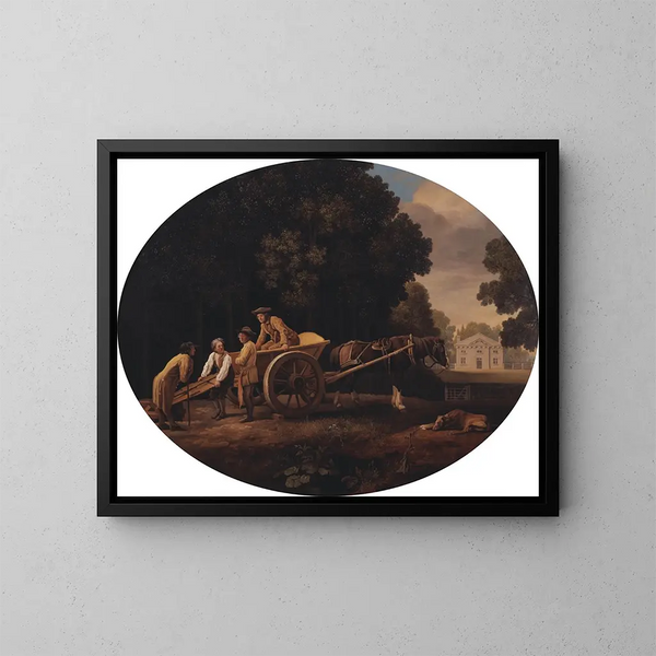 Pracowników - George Stubbs — oprawiony obraz na ścianie