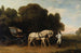 Phaéton z parą kremowych kucyków i chłopcem z stajni - George Stubbs — widok dzieła