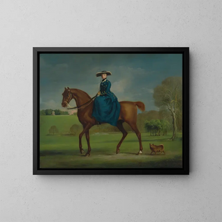 George Stubbs - The Countess of Coningsby in the Costume of the Charlton Hunt.webp