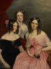 Les trois sœurs Robinson - George Theodore Berthon — widok dzieła
