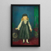 Anne z parasolem japońskim - George Wesley Bellows — oprawiony obraz na ścianie