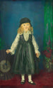Anne z parasolem japońskim - George Wesley Bellows — widok dzieła