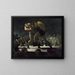 Wieczór w klubie - George Wesley Bellows — oprawiony obraz na ścianie