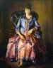 Emma w fioletowej sukni - George Wesley Bellows — widok dzieła