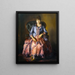 Emma w fioletowej sukni - George Wesley Bellows — oprawiony obraz na ścianie