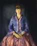 Emma w fioletowej sukni - George Wesley Bellows — widok dzieła