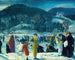Miłość zimy - George Wesley Bellows — widok dzieła