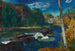 Zbiornik wodny przy młynie - George Wesley Bellows — widok dzieła