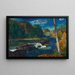 Zbiornik wodny przy młynie - George Wesley Bellows — oprawiony obraz na ścianie
