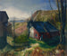 Ferme de montagne - George Wesley Bellows — widok dzieła