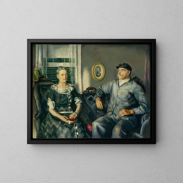 Pan i Pani Phillip Wase - George Wesley Bellows — oprawiony obraz na ścianie