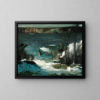 Rivière du Nord - George Wesley Bellows — oprawiony obraz na ścianie