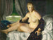 Nu z wachlarzem - George Wesley Bellows — widok dzieła
