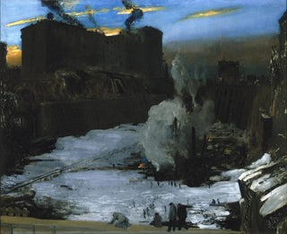 Wykopaliska stacji Pennsylvania - George Wesley Bellows — widok dzieła