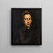 Portret młodego mężczyzny - George Wesley Bellows — oprawiony obraz na ścianie