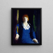 Portret Florence Pierce - George Wesley Bellows — oprawiony obraz na ścianie