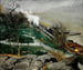 Deszcz na rzece - George Wesley Bellows — widok dzieła