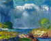 La tempête à venir - George Wesley Bellows — widok dzieła