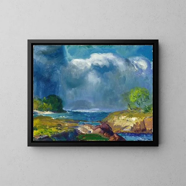 La tempête à venir - George Wesley Bellows — oprawiony obraz na ścianie