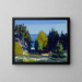 Le bosquet de Monhegan - George Wesley Bellows — oprawiony obraz na ścianie