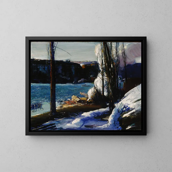 Les Palissades - George Wesley Bellows — oprawiony obraz na ścianie