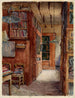 Le cabinet de recherche de M. Branly, narożnik ulicy d'Assas i ulicy Vaugirard - Georges - Henri Manesse — widok dzieła