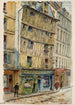 Stara kamienica z XIII wieku, 3 rue Volta - Georges-Henri Manesse — widok dzieła