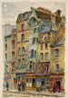 Stara kamienica z XV wieku, 6 rue Boutebrie - Georges-Henri Manesse — widok dzieła