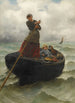 Kobieta rybaka - Georges-Jean-Marie Haquette — widok dzieła