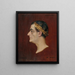 Portret Edouarda de Max 1869-1924 - Georges Alexandre Lucien Boisselier — oprawiony obraz na ścianie