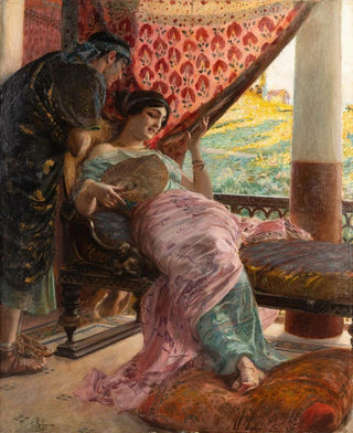 Georges Antoine Rochegrosse - Flirt dautrefois.webp