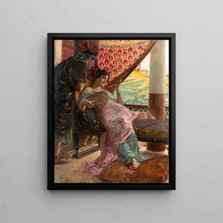 Georges Antoine Rochegrosse - Flirt dautrefois.webp
