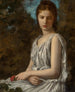 Dziewczyna z różą - Georges Bellenger — widok dzieła