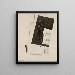 Georges Braque - Black and White Collage.webp