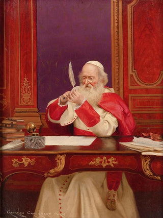 Georges Croegaert - Sharpening The Quill.webp