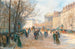 Paris Flâneurs à la Madeleine - Georges Fraipont — widok dzieła