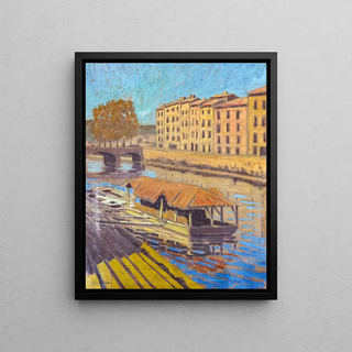 Georges Gaudion - Wash house on the banks of the Nive in Bayonne.webp