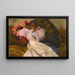 kobiety leżącej - Georges Jules Victor Clairin — oprawiony obraz na ścianie