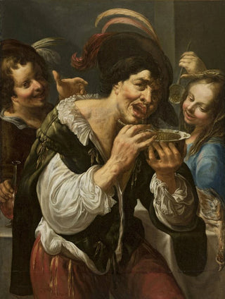 Georges Lallemant - Man eating lentil.webp