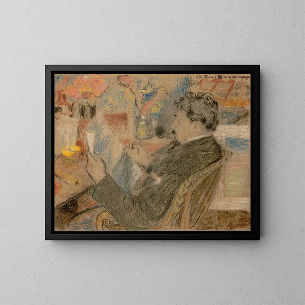 portret Jana Tooropa - Georges Lemmen — oprawiony obraz na ścianie