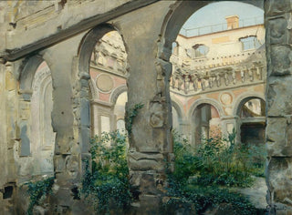 Georges Rouard - Les Ruines de lancienne Cour des comptes  lemplacement de lactuel muse dOrsay 7me arrondissement.webp