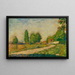 Na skraju wioski - Georges Seurat — oprawiony obraz na ścianie