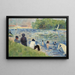 Baigneurs Studium dla Baigneurs à Asnières - Georges Seurat — oprawiony obraz na ścianie