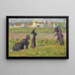 Postacie na krajobrazie - Georges Seurat — oprawiony obraz na ścianie