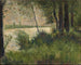 Brzeg rzeki z trawą - Georges Seurat — widok dzieła