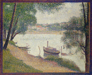 Szary czas na Grande Jatte - Georges Seurat — widok dzieła