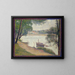 Szary czas na Grande Jatte - Georges Seurat — oprawiony obraz na ścianie