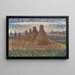 Młyny z sianem - Georges Seurat — oprawiony obraz na ścianie